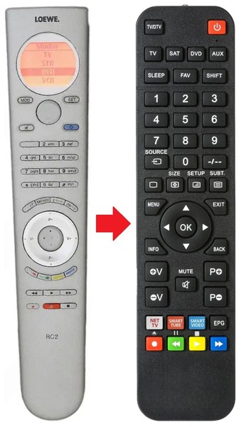 Fernbedienung Geeignet FüR Loewe 46INDIVIDUALCOMPOSEFULLHD-image
