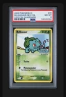 2006 POKEMON EX CRYSTAL GUARDIANS #45 BULBASAUR-REVERSE FOIL PSA 8 NEW CERTIF