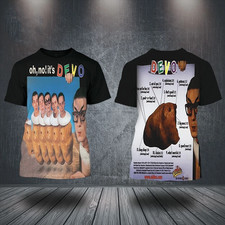 HOT Devo Oh No It's Devo Album 3D T-shirt aop P1A18
