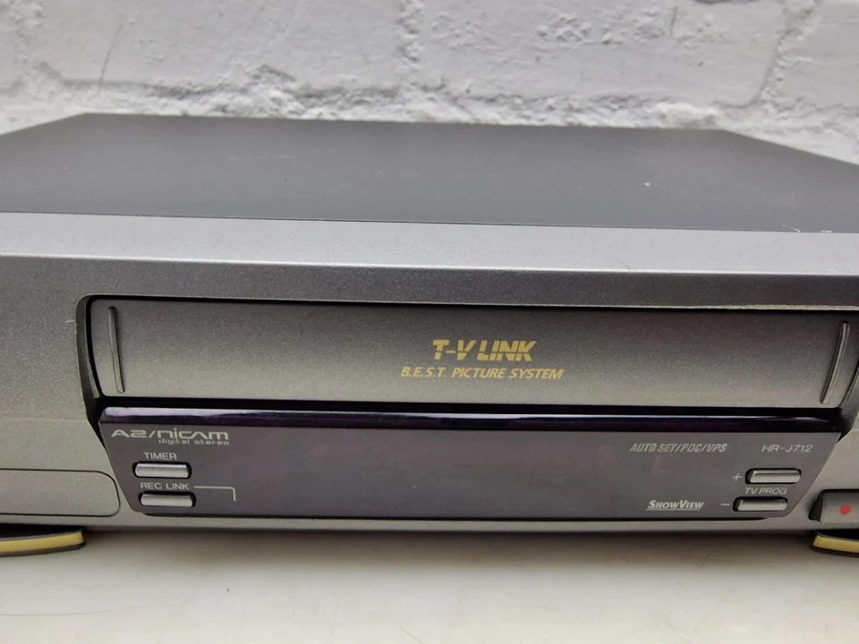 2er Set JVC HR-J712 & Sharp VC-MH76 VHS Videorekorder – Defekt - Bild 4 von 4