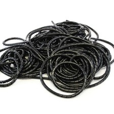 165FT PE 3/4 Inches 20 mm Black Polyethylene Spiral Wire Wrap Hydraulic Hos...