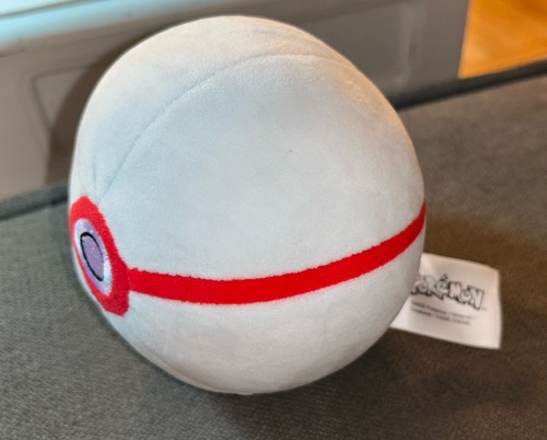 Pokemon Pokeball Plüschtier Premier Ball 5 Zoll weiß Pokeball Spiel Freak 2024 - Bild 13 von 15