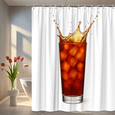 Stylish Waterproof Shower Curtain for Bathroom Decoration