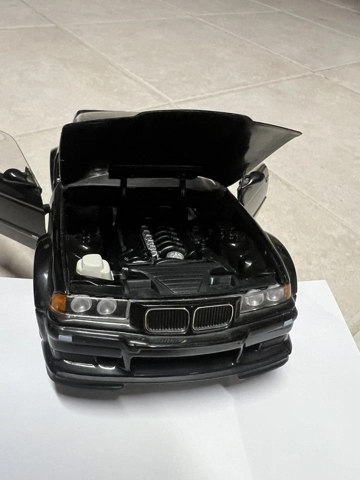 Rare BMW E36 M3 GTR 3 Series Black UT Models Diecast Car Model 1:18 1/18 Scale - Image 3 of 4