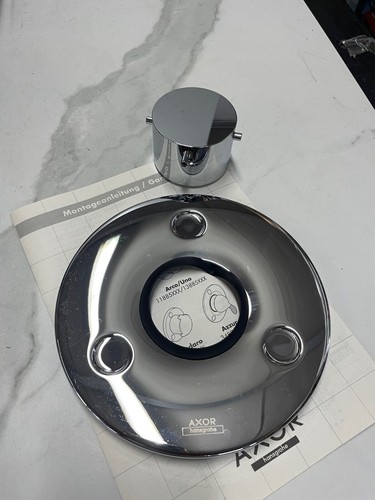 MASCHERA PER INCASSO DOCCIA HANSGROHE AXOR STARK Art 10885000 FINITURA CROMO - Foto 2 di 7