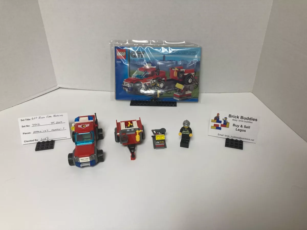 Lego City Off Road Fire Rescue 7942 Complete