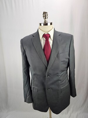 Rossini Men's Gray Blazer Jacket 40R