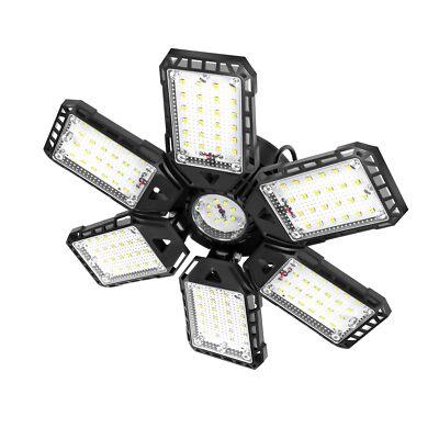 Strong Triburst Multi-Directional 18000 Lumen Super Bright LED Garage Light Defo