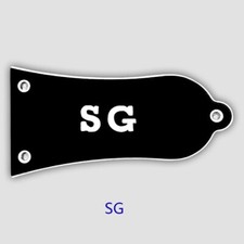 Guitar Parts Fits US Epiphone LP 'SG' TRUSS ROD COVER PLATE , 2Ply Black