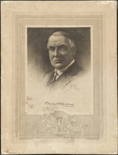 8" x 10" 1920 Photo Warren G. Harding