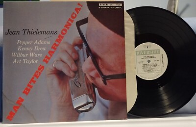 TOOTS THIELEMANS Man Bites Harmonica NM RIVERSIDE LP Pepper Adams-Kenny Drew OJC