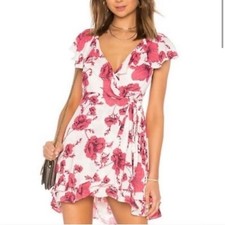 Free People French Quarter Floral True Wrap Dress Size XS