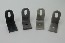 Anschraubwinkel - Stahl Edelstahl Halter Metall Anschweißlasche Winkel Zaun Tor 