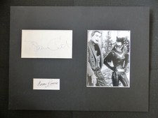 BATMAN EARTHHA KITT & CESAR ROMERO signed autograph in 30x40 cm mat LOOK