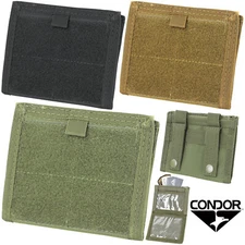 Condor MA39 Tactical Zipper Pocket MOLLE PALS Modular Card ID Panel Wallet Pouch