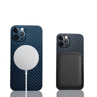 Protective Case Shockproof Carbon Fiber Back Cover for iPhone 12 Mini Pro Max HU
