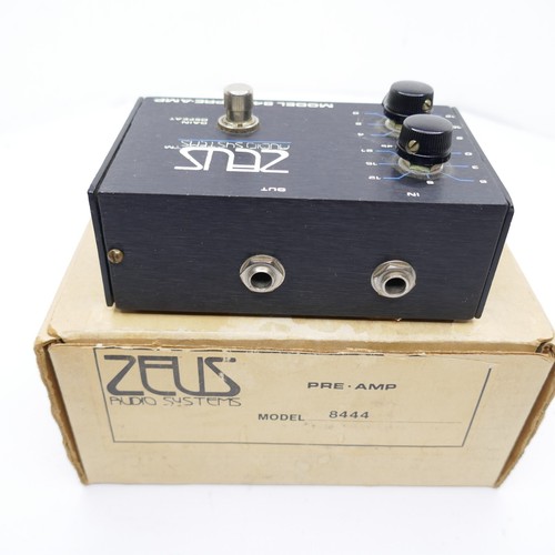Zeus Model 8444 Preamp Preamplifier Boost Effects Pedal Randy Rhoads Tone Rare - Picture 7 of 10