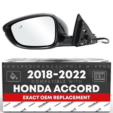 Honda Accord Driver Side Mirror Replacement - Powered Adjustment, Manual Fold...