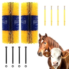 Livestock Scratching Brush 2 Pcs Itch Relief Horse Cow Scratcher Brush 17.5 in
