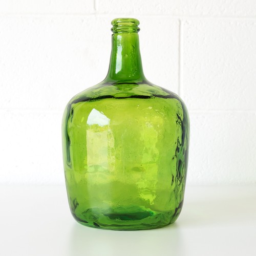 36cm Large Tall Green Recycled Glass Vase for Flowers Wedding Table