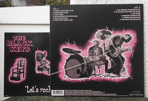 THE BLACK KEYS - Let's Rock mint LP with Insert / Stickers - Bild 2 von 2