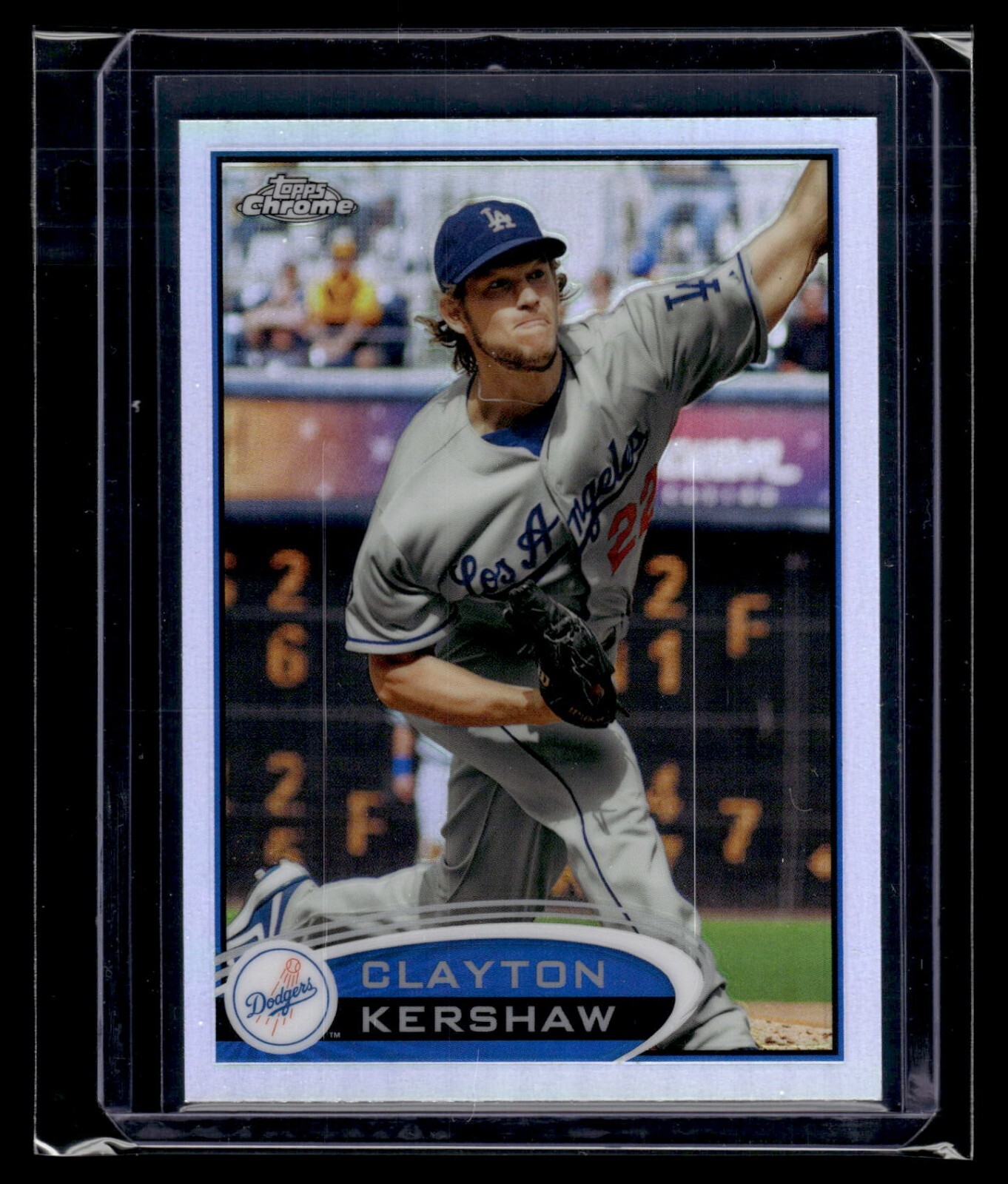 2012 Topps Chrome Refractor #112 Clayton Kershaw Dodgers