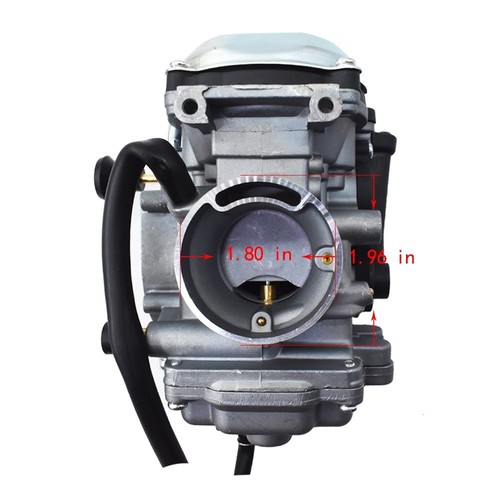 Carburetor W/ Intake Manifold Boot For Yamaha Big Bear Wolverine 350 YFM350 USA - Foto 7 di 8