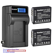 Kastar Battery LCD Wall Charger for Panasonic CGA-S007 Panasonic LUMIX DMC-TZ3K