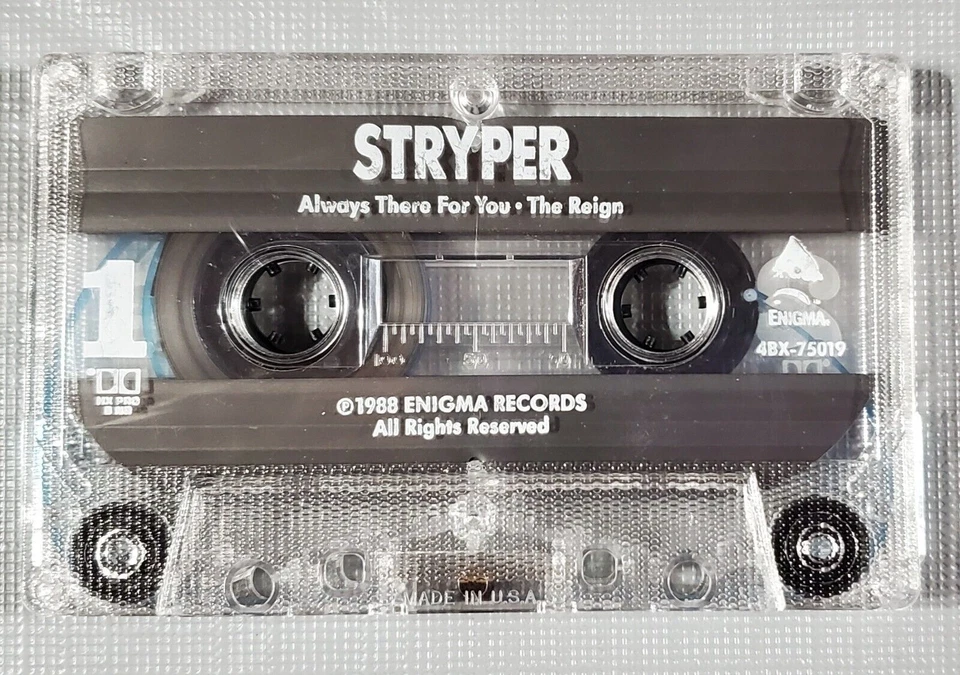 Stryper: Always There For You, Maxi Single Cassette 4BX-75019, 1988 VG+ r - Image 3 of 4