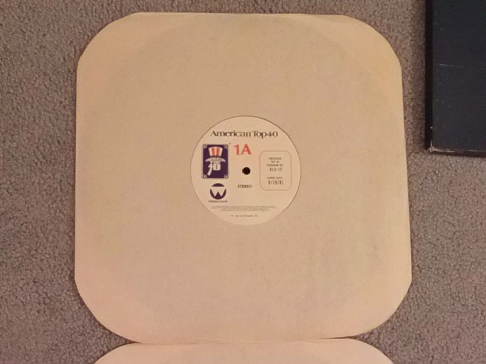 1981 AMERICAN TOP 40 CASEY KASEM CHART DATE 9-19-81 - PROGRAM 813-12 4XLP ALBUMS Foto 2 de 4