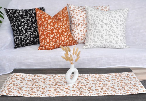 Floral Pillow Covers Vintage Flowers Cushion Covers Throw Pillow Covers Set of 2 - Picture 8 of 49