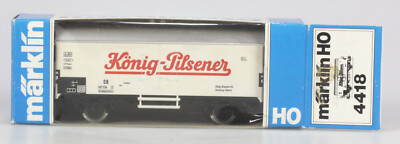 Marklin HO #4418  König-Pilsener 2 Axle Refrigerator Car, N/BX