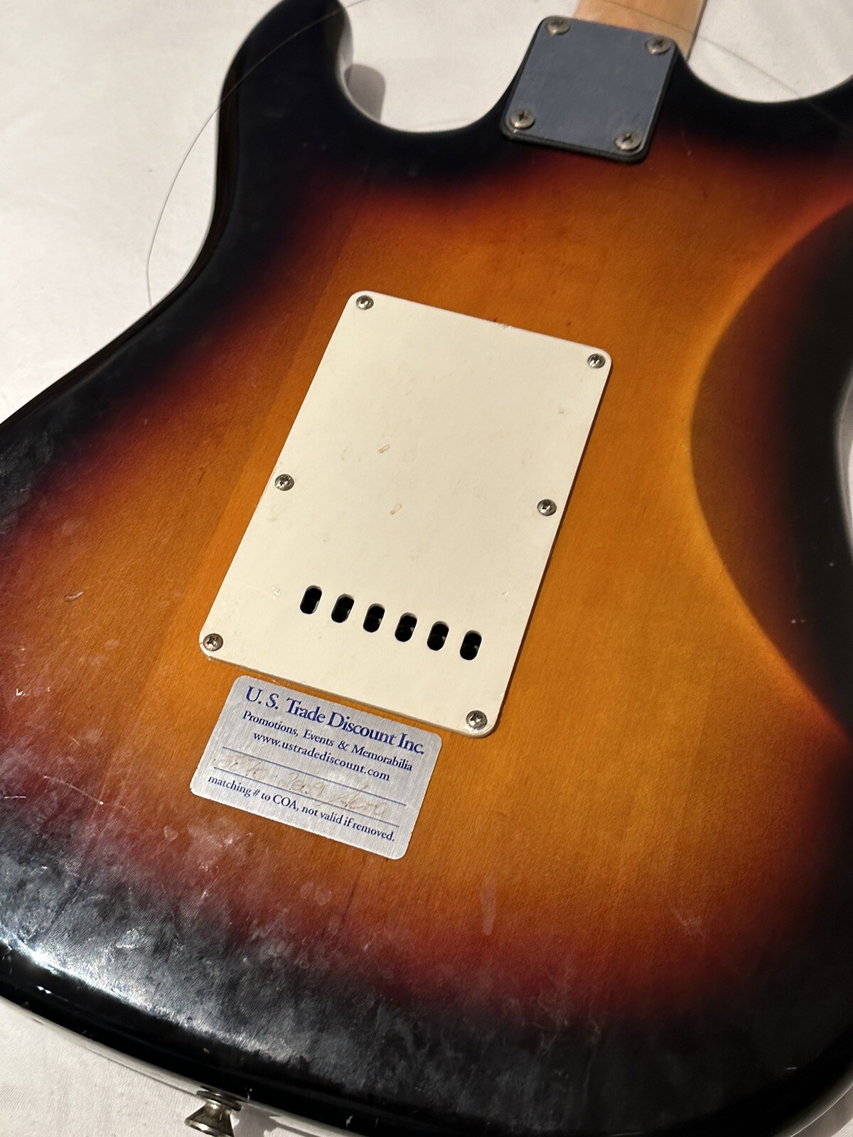 Signed Brad Whitford 5 Aerosmith Members Autographed Electric Dinosaur