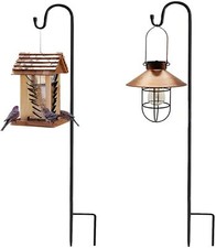 2er Schäferstock Hirtenstab Metall Gartenstab 100cm, Laternenstab Hochzeit Dekor