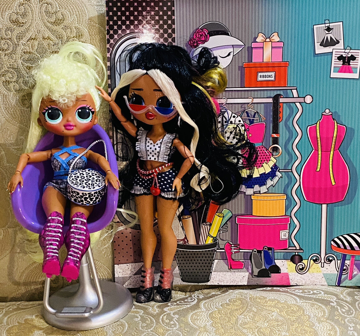 LOL Surprise OMG Movie Magic Starlette Fashion Doll And Lady Diva