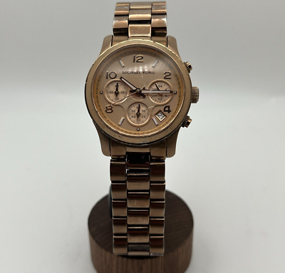 Michael Kors MK5128 Runway Rose Gold Chronograph Women display picture 2