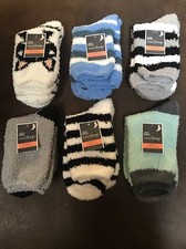 6-Pair Of West Loop Women's Cozy Socks Shoe Sizes 4-10 Multi Color RM-2 