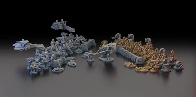 GMO Wars Starter Set - 6mm - Detailed Miniatures - Epic