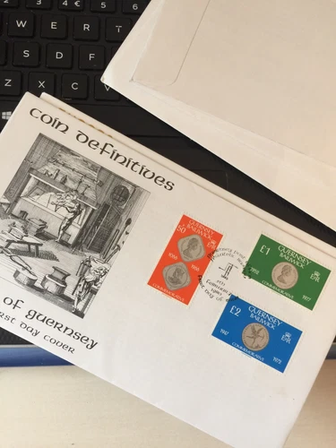 Guernsey First Day Cover / FDC-1980 High value coin definitives UNADDRESSED