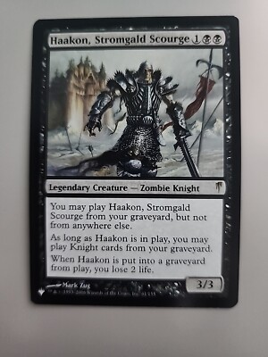 Haakon, Stromgald Scourge The List Reprints Regular for sale online | eBay Haakon, Stromgald Scourge The List Reprints Regular for sale online | eBay
