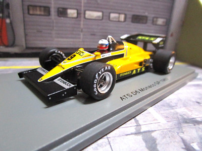 F1 ATS D6 BMW Turbo Monaco GP 1983 #9 Winkelhock  Steinbock Spark 1:43