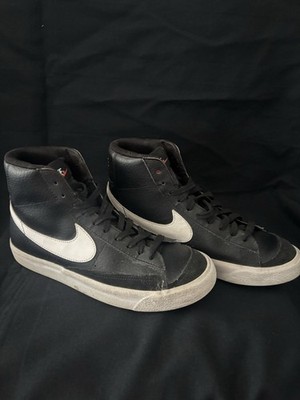 Size 6 (GS) - Nike Blazer Mid 77 Black White
