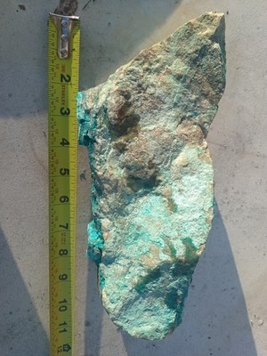 Chrysocolla Gem Silica Rough For Display. Pinal Co,   4 lbs 6 oz