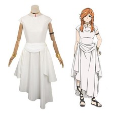 Flamme White Uniform Anime Cosplay Costume Halloween Carnival Complete Outfits
