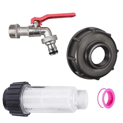 IBC Tote Adapter Kit für auslaufsichere Wasserübertragung mit Easy Switch Wass