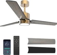 Ceiling Fans with Lights 42" Low Profile Indoor Ceiling Fan with Light and Remot