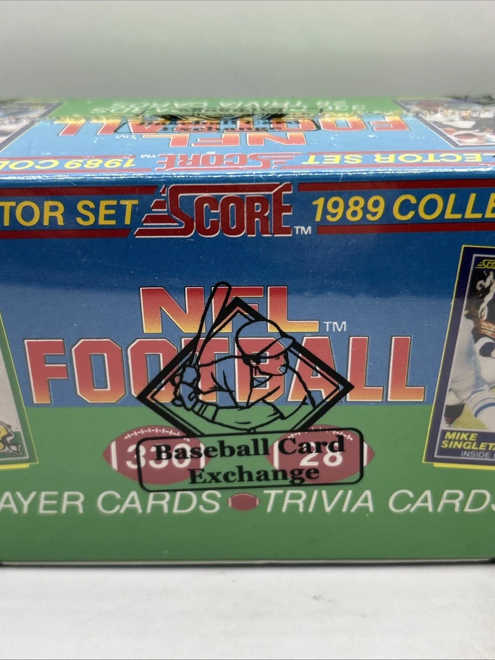 1989 Score Football Factory Set BBCE Wrapped Barry Sanders Troy Aikman Deion RC - Image 3 of 4
