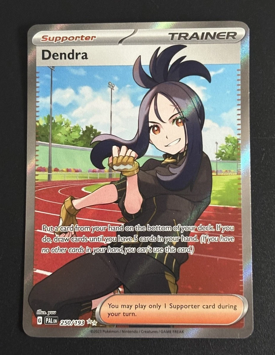 2023 ポケモンカード DENDRA SPECIAL ART RARE Dendra SR AR 203 Pokemon Paldea Evolved Card TCG 250/193 Holo