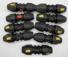 Philmac joblot 20mm slip couplings for MDPE water pipe. 9 units