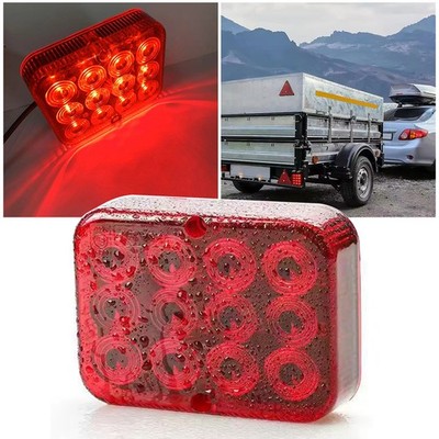 LED Rear Trailer Fog Lights Lamp 12-24V Transporter Caravan Universal Tail Light
